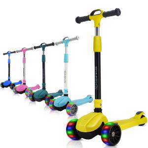 Simiqi folding children's scooter, 4 gear height adjustment, easy to carry and easy to install.