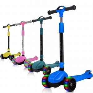 Simiqi folding children's scooter, 4 gear height adjustment, easy to carry and easy to install.
