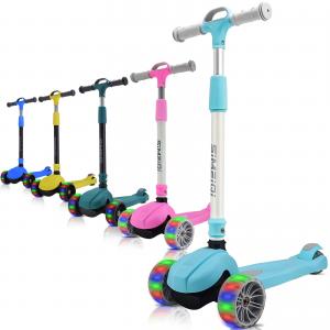 Simiqi folding children's scooter, 4 gear height adjustment, easy to carry and easy to install.