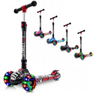 Simiqi folding children's scooter, 4 gear height adjustment, easy to carry and easy to install.